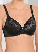 Sassa B&uuml;gel-BH mit elastischer Spitze SCHWARZ