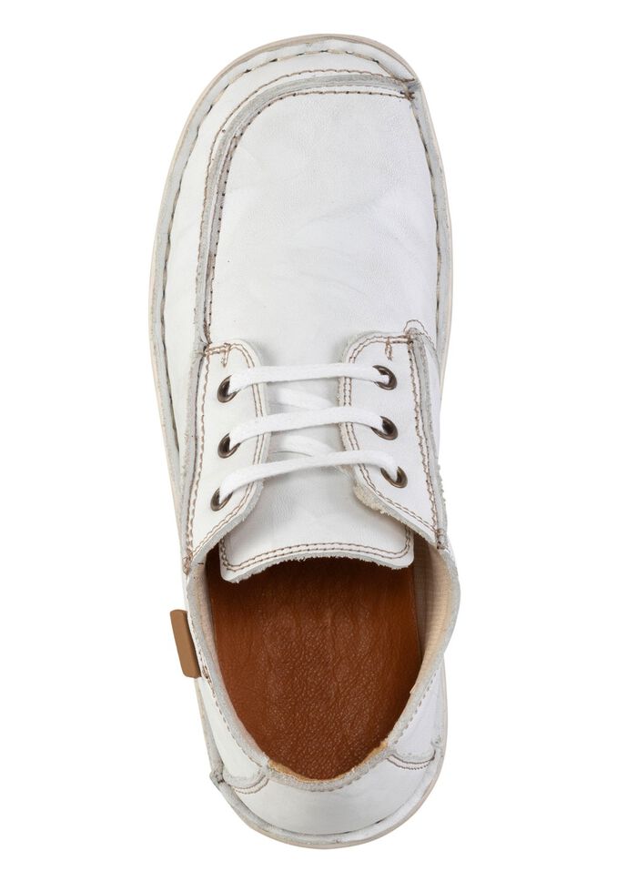 ELENA EDEN Schn&uuml;rschuh aus Nappaleder mit Knitter-Struktur 