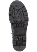 Andrea Conti Schn&uuml;r-Stiefelette aus bestem Nubukleder SCHWARZ