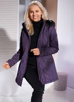 Jacke mit L&auml;ngssteppung seitlich 