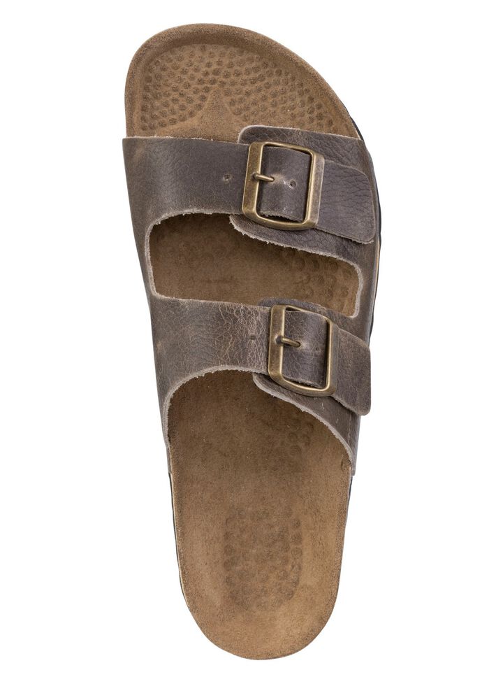 GINO GALANTE, klassische Herren-Pantoletten, Weite H, aus Leder 