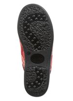 Zweierpack, gef&uuml;tterte Damen-Hausschuhe, Weite H, mit Textildruck 