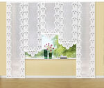 Tolle Schiebegardine mit Dreiecksabschluss 