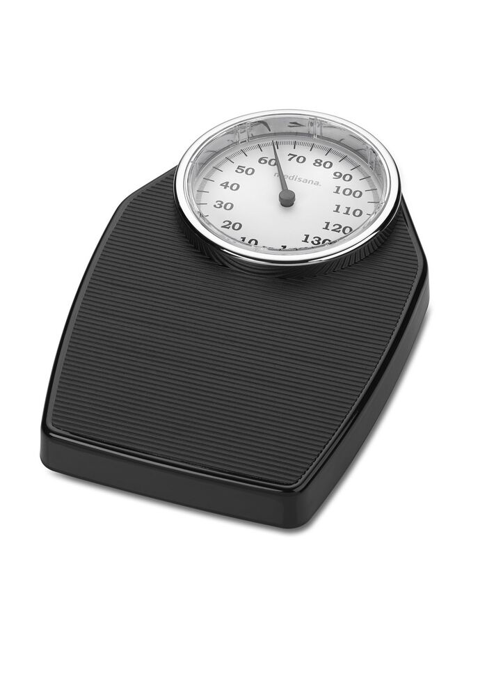 Medisana Personenwaage mit gro&szlig;er, gut ablesbarer Skala SCHWARZ