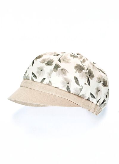 Modische Damen-Ballonm&uuml;tze mit Elastikeinsatz 