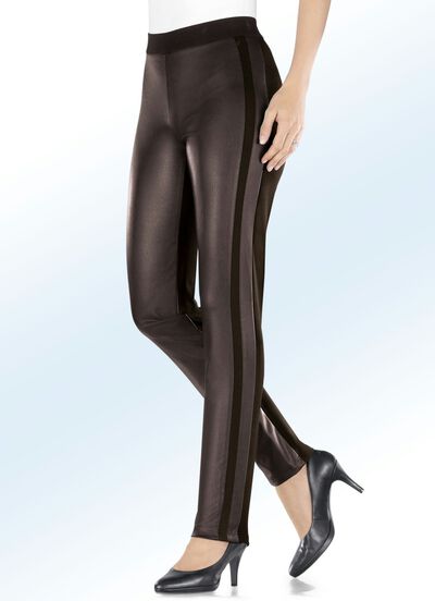 Hose mit Streifen-Einsatz 