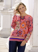 Tunika mit tollem Bord&uuml;ren-Druck 