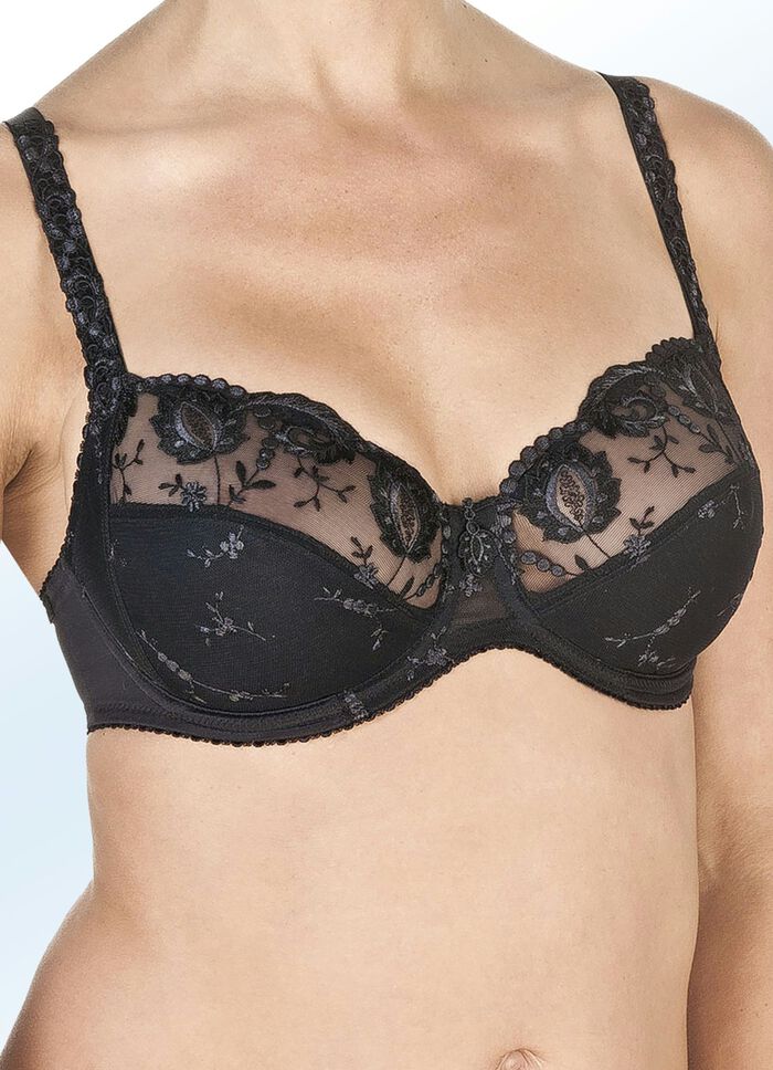 Felina Conturelle-Bügel-BH mit Stickereispitze SCHWARZ