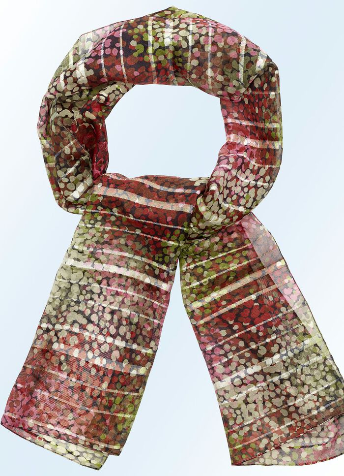 Schal mit Fantasiedessin 