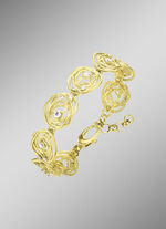 Mattiertes Armband mit Zirkonia 