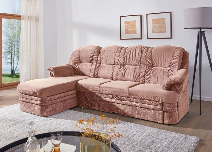 Polsterm&ouml;bel mit Bettfunktion und Bettkasten 