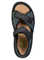 ELENA EDEN, sportliche Damen-Sandalen, Weite G, mit Klettverschluss DUNKELBLAU