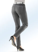 Komfortjeans in 5-Pocket-Form MITTELGRAU