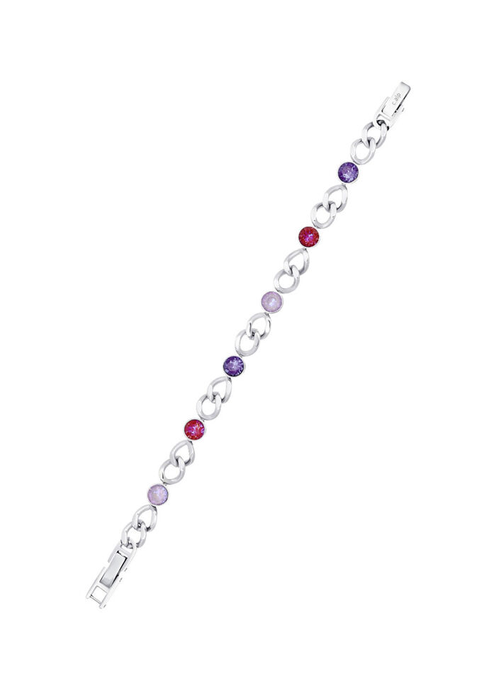 Armband mit Kristallen in Pink 