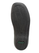 ELENA EDEN-Slipper aus Nappaleder SCHWARZ-BURGUND