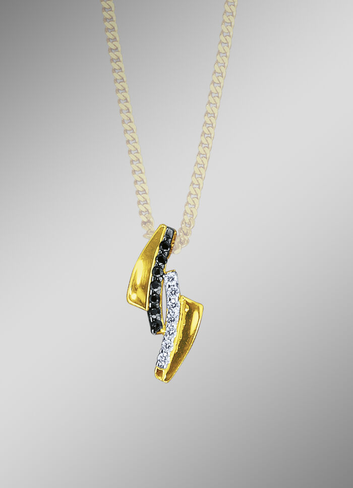 Anhänger mit synth. Zirkonia 