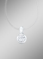 Anhänger aus Weißgold mit Brillant 