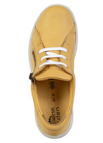 ELENA EDEN, bequeme Damen-Schn&uuml;rschuhe, Weite G, mit herausnehmbarem Fu&szlig;bett GELB