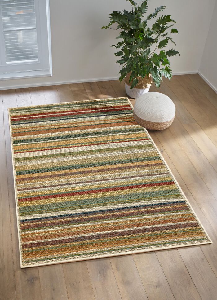 Outdoor geeigente Br&uuml;cken und Teppiche STREIFEN