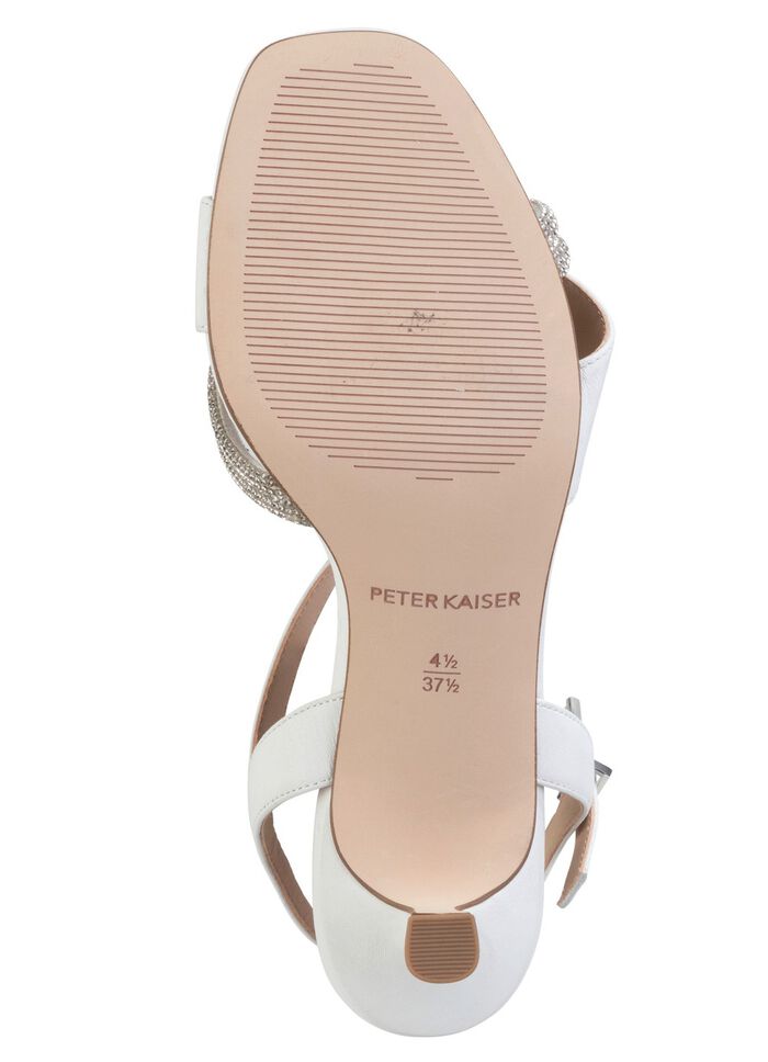 Peter Kaiser Sandalette mit Glitzersteinchen WEISS