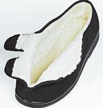 Wohlfühlschuh Gentle Walk mit Wollfutter SCHWARZ