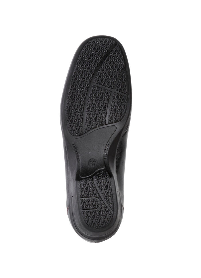 ELENA EDEN Slipper aus Nappaleder SCHWARZ-BURGUND