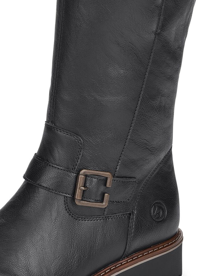 Remonte, gef&uuml;tterte Damen-Stiefel, Winterschuhe, Weite G, mit Lammfell 