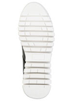 ELENA EDEN, stylische Damen-Sneaker, Weite G, mit herausnehmbarem Fu&szlig;bett SCHWARZ-ALTSILBER