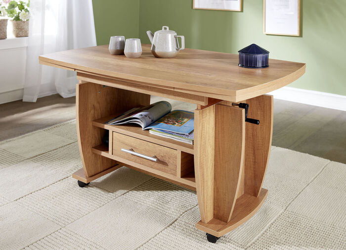 Moderner Couchtisch auf Rollen WILDEICHE