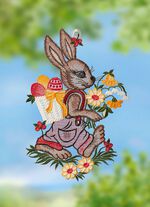 Fensterbild mit Plauener Spitze 