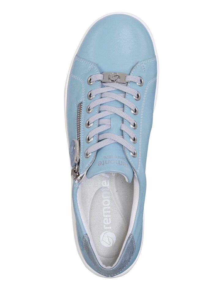 Remonte Schn&uuml;rschuh mit metallisch gepr&auml;gtem Einsatz 