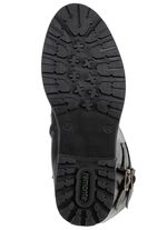 Remonte, gef&uuml;tterte Damen-Stiefel, Winterschuhe, Weite G, mit Lammfell SCHWARZ