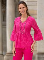 Tunika mit V-Ausschnitt 