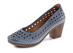 Gemini, sommerliche Damen-Pumps, Weite G, aus Leder JEANS