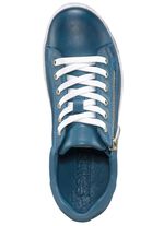 Gemini Schn&uuml;rschuh mit praktischem Seitenrei&szlig;verschluss JEANS