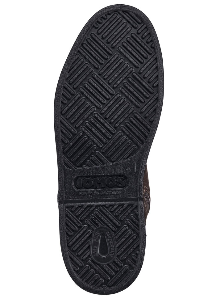 GINO GALANTE, gefütterte Herren-Stiefel, Winterschuhe, mit Lammfell MOKKA