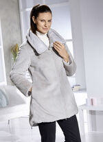 Wende-Longjacke mit 2-Wege-Reißverschluss 