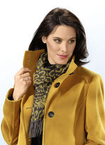 Schal mit Raubtierfell-Dessin 