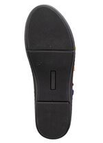 Andrea Conti Slipper mit bunten, dekorativ eingesetzten Gummiz&uuml;gen 