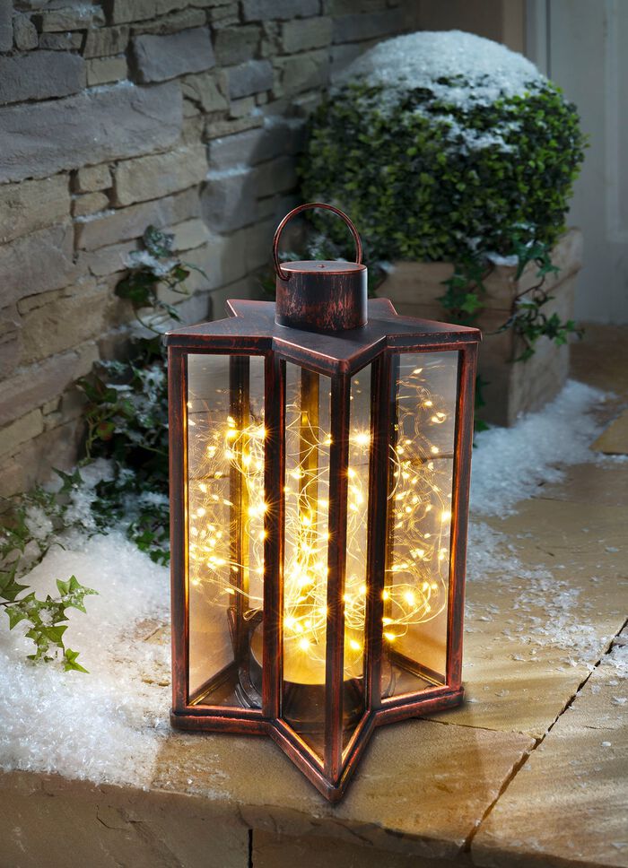 LED-Laterne Stern zum H&auml;ngen oder Stellen 