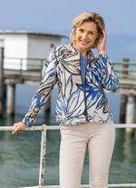 Kurzjacke mit eindrucksvollem Dessin 