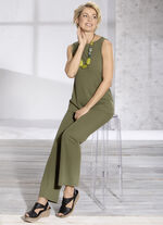 Supersofte Hose in bequemer Weite OLIV