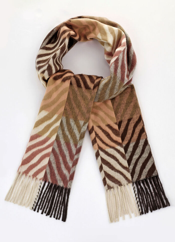 Schal mit Fantasiedessin 