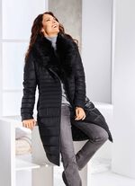 Mantel aus Nappaleder-Imitat 