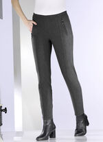 Hose mit Rei&szlig;verschluss-Taschen ANTHRAZIT MELIERT