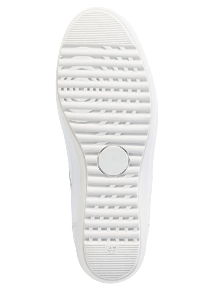 ELENA EDEN Slipper mit Zier-Knopf und Elastikeinsatz PERLGRAU