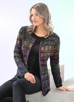 Strickjacke in Jacquard-Dessin 