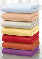 Spannbetttücher aus hochwertiger Microfaser-Qualität WEISS