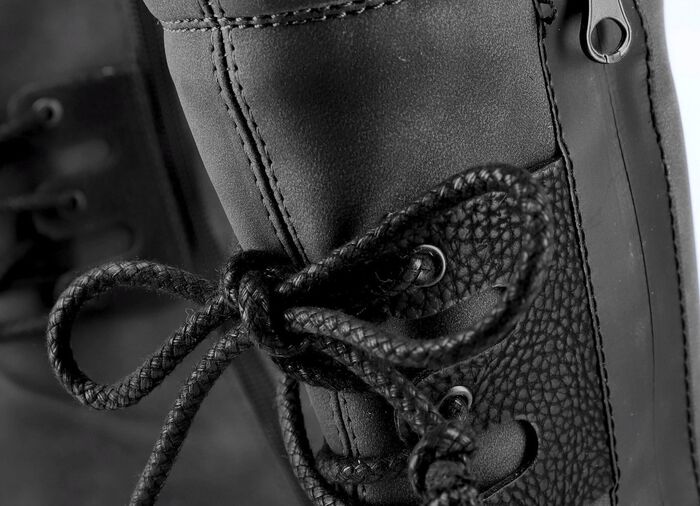 Rieker Stiefel in Knitteroptik 