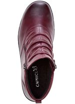 ELENA EDEN, gef&uuml;tterte Damen-Boots, Winterschuhe, Weite H, mit Rei&szlig;verschluss BORDEAUX